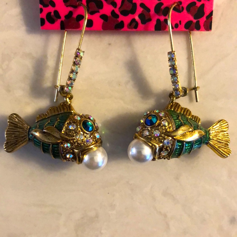 Sparkly Fish Earrings